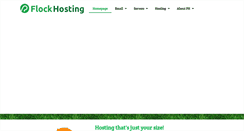 Desktop Screenshot of flockhosting.com