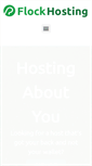 Mobile Screenshot of flockhosting.com